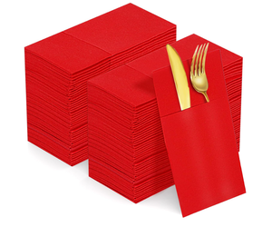 Servilletas de Alta Calidad Directamente de Fábrica en China, Similares al Lino, para Spa, Restaurante, Cena, con Logotipo Personalizado, 40*40cm, Servilletas Airlaid - Product Image 5