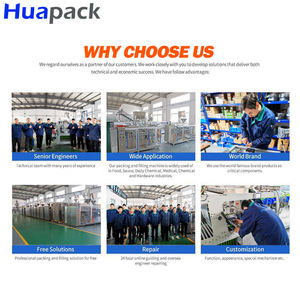 Machine d'emballage automatique HFFS Huapack pour sachets à fond plat avec film en rouleau, haute productivité pour l'alimentation, les boissons et les produits chimiques - Product Image 2