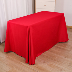 Đám cưới và sự kiện Polyester Khăn trải bàn đồng bằng dệt vải - Product Image 3