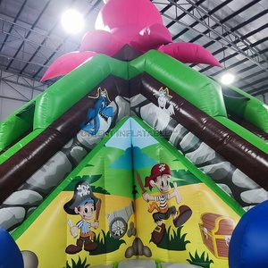 Đa chơi bạch tuộc tấn công Inflatable tàu cướp biển Combo bouncy chơi Land - Product Image 6