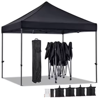 Fabricant d'abris de voiture pliants étanches Plegable 3x3, support temporaire pop-up, présentoir de marché, tente d'exposition commerciale