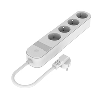 Multiprise Schuko 16A Zigbee 2 USB Tuya avec mesure de consommation et contrôle à distance, 4 prises individuellement contrôlées, norme allemande