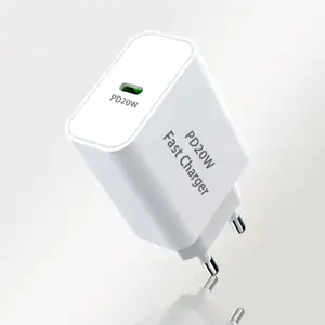 Factory direct sell US Plug Type C Fast Power Charger USB-C To L 20W Power Adapter for mobile cellphoneSamsung charger