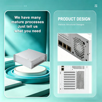 Chasis de PC Industrial IoT Personalizado OEM, Caja de Servidor de Acero y Aluminio, Mini ITX, Micro ATX, Rackmount, Carcasa para Computadora Integrada