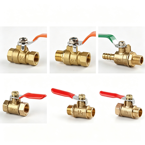 Robinet à bille monobloc en acier inoxydable SS304, filetage NPT femelle, levier de commande, pour eau et gaz, coupure de circuit, passage plein, durable, usage professionnel - Product Image 1