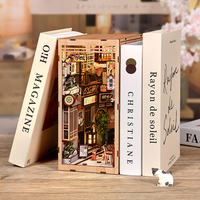Kit de nichoir à livres sur le thème du Japon et ensemble de maison miniature à faire soi-même - Nichoir à livres miniature et présentoir de nichoir à livres à faire soi-même