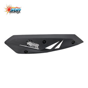 Kit de Silenciador de Escape SUN Racing N-MAX V2 AEROX V2, Sistema de Reequipamiento de Acero + Acero Inoxidable, Nuevo Negro con Punta Azul - Product Image 2