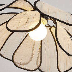 Hoa Hình dạng cổ phòng khách Đèn sàn hiện đại Retro thiết kế nghệ thuật Trung Quốc biệt thự B & B 27 Đèn sàn câu cá - Product Image 5