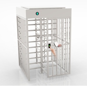 Single Lane Full Height <strong>Turnstile</strong> Gate Barrier <strong>Access</strong> <strong>Control</strong> System <strong>with</strong> Face/Fingerprint/RFID Card FH1000 - Product Image 3
