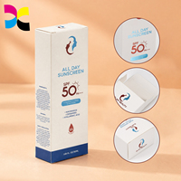 Boîte personnalisée haut de gamme pour nettoyant visage, emballage de soins de la peau, carton pliable imprimé, vente en gros, expédition rapide, logo personnalisé