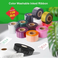 Nouvelle imprimante pour bracelets en tissu, ruban d'impression couleur, machine d'impression, étiquettes de transfert lavables, imprimante à ruban satiné pour vêtements