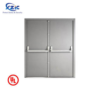 American standard size ul listed fire rated classic swing steel fire door for exterior - Product Image 6