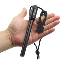 Randonnée Camping Accessoires Métal Capsule Grip Firesteel Kit Grand Étanche Feuerstahl Survie Allume-feu