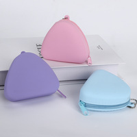 Poignée souple en silicone écologique personnalisée pour mini-sac à main de fille, porte-monnaie, avec trous DIY pour breloques et inserts de sac