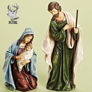 Nhà Máy Giáng Sinh Nhựa Thủ Công Mỹ Nghệ Hình Cuộc Sống Kích Thước Thánh Gia Đình Chúa Giáng Sinh Thiết Lập Handmade Sang Trọng Nhựa Giáng Sinh Giáng Sinh Thiết Lập - Product Image 4