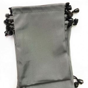 Brand New Custom Logo Luxury Wig Bag <b>Drawstring</b> Storage Packaging <b>Pouch</b> Hair Extension Silk Satin Bags for Wigs Hair Bundles - Product Image 4