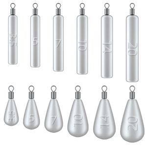 Plomo de plomo de pesca gratis, figura giratoria de plomo invertido, anillo de ocho, plomo deslizante de pesca - Product Image 1