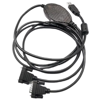 Convertidor USB 2.0 a RS232 Profesional de 2 Puertos, Conector DB9, Transmisión de Datos de Alta Velocidad, LED de Estado RX/TX para Impresora