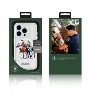 Thiết kế mới Polo Jockey Magnetic rõ ràng trường hợp đối với <span class=keywords><strong>iPhone</strong></span> 16 Pro Max 15 Pro Max TPU PC Bìa phong cách kinh doanh - Product Image 1
