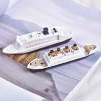 Souvenir nautique personnalisé, modèle de navire porte-conteneurs en résine 3D, miniatures de navires de croisière
