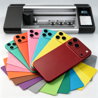 Film de protection transparent à changement de couleur 190*120mm, autocollant décoratif en cuir coloré pour coque arrière de téléphone iPhone 18 Pro Max 17 16 15