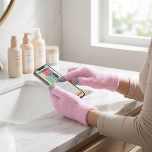 Guantes de Gel para Spa, Superficie de Contacto Suave Sin Restricciones Ajustadas, Adecuados para el Cuidado Diario de las Manos para Todos los Miembros de la Familia Adulta - Product Image 1
