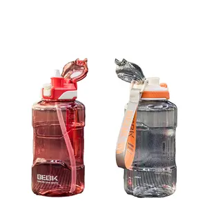 52oz 1500ml custom BPA free tritan wide mouth water bottle sports bottle with handle