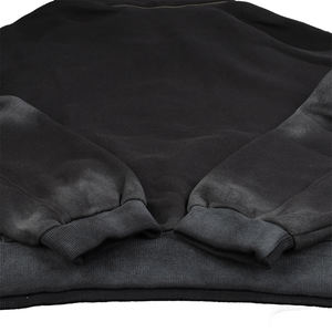 Sudadera con Capucha y Cierre de Cremallera de un Cuarto, Estilo Americano, 100% Algodón, Lavada, con Letras, Talla Grande, para Hombre, Otoño 2025 - Product Image 4