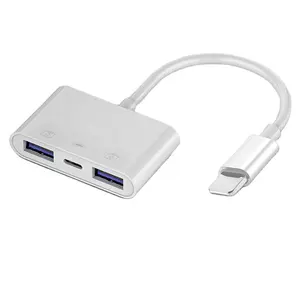 Xinfeichi Adaptateur audio USB C vers 3.5mm Répartiteur d'écouteurs et ports de type C Entrée et sortie stables pour MacBook