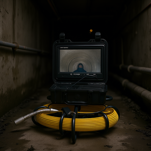 Cámara de Inspección de Tuberías D0100HPFH57 con Pantalla de 9 Pulgadas y 720p, Alcance de 164 Pies, Función de Grabación y Almacenamiento en Tarjeta de Memoria - Product Image 2