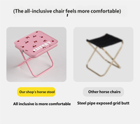 à glissière Tabouret pliant portable Tabouret pliant portable pour les activités de plein air Tabouret de camping portable
