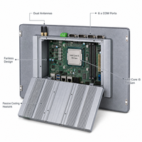 Komputer Industri 15.6 21.5 Inci Tertanam Kapasitif IP65 Prosesor Core Intel Tablet PC Layar Sentuh Android 11 Panel PC