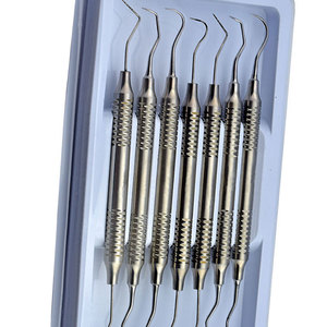 Ensemble de sondes dentaires manuelles en acier inoxydable de haute qualité, classe I, dispositif médical professionnel, poignée ergonomique, instruments dentaires - Product Image 3