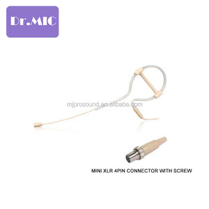 Offre Spéciale un <span class=keywords><strong>casque</strong></span> oreillette simple oreillette <span class=keywords><strong>filaire</strong></span> microphone 4 broches Mini Xlr - Product Image 2