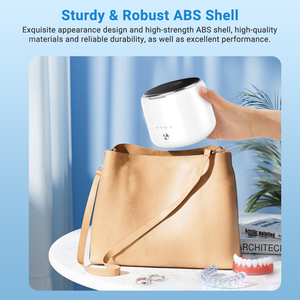 <span class=keywords><strong>Nettoyeur</strong></span> à ultrasons portable pour bijoux, montres, prothèses dentaires, aligneurs, protège-dents, machine de nettoyage avec UV - Product Image 3
