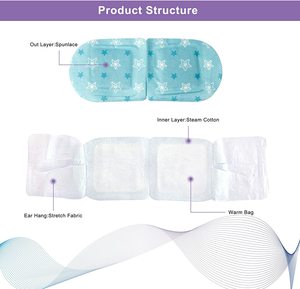 HODAF-mascarilla facial desechable con autocalentamiento para ojos, máscara de vapor para el cuidado de los ojos, sin fragancia, para turismo - Product Image 6