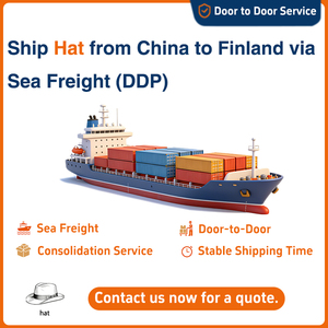 China naar <span class=keywords><strong>Finland</strong></span> DDP Verzendagent Zeevracht Deur-tot-deur <span class=keywords><strong>Service</strong></span> voor Hoeden & Baseballpetten met Thuisbezorging - Product Image 1