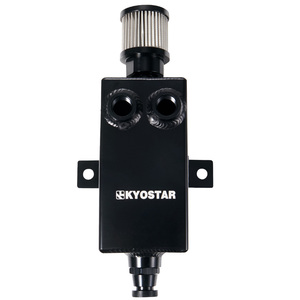 KYOSTAR evrensel 10AN alüminyum 1L yağ toplama <span class=keywords><strong>tank</strong></span>ı şaşkın 12AN filtre - Product Image 2