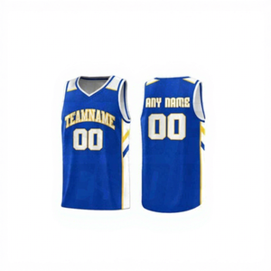 Custom Basketball Jersey Unisex <b>Mesh</b> <b>Short</b> Tank Top Sublimated Print Team Name Breathable Eco-Friendly Polyester Sportswear - Product Image 4