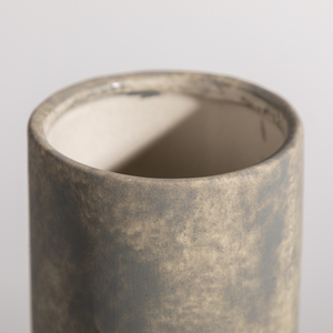 Merlin Living antico fiore vaso nero Beige cilindro per la casa artigianale in ceramica e porcellana Fleurs Keramik <span class=keywords><strong>Antik</strong></span> - Product Image 5