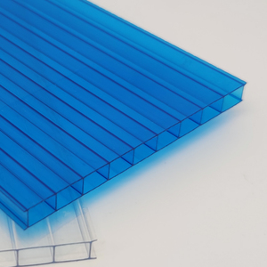 Plaque de toiture en <span class=keywords><strong>polycarbonate</strong></span> plastique anti-buée à double paroi, protégée contre les UV - Product Image 2