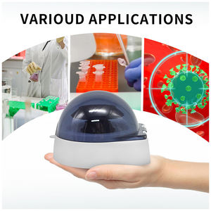 IKEME Lab Benchtop 10000rpm PCR <span class=keywords><strong>de</strong></span> alta velocidad Micro centrífuga <span class=keywords><strong>de</strong></span> glóbulos 2,0 ml/1,5 ml/0,5 ml/0,2 ml tubo Mini centrífuga <span class=keywords><strong>de</strong></span> doble velocidad - Product Image 6