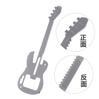 Carte multi-outils en forme de guitare, acier inoxydable 420J2, outil multifonction portable de poche pour le camping en plein air et les voyages