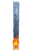 Torche à cire pour le camping, longue durée de combustion, avec cordon en chanvre naturel et manche en bois, idéale pour la randonnée et les pique-niques