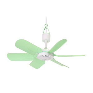 Mini Ceiling Fan Green 6 Blade Quiet Design For Dormitory Bed Hanging Home Use - Product Image 5