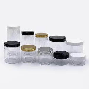 Soins de la peau - Pots vides transparents pour gommage corporel de 250g, 500g, 2oz, 4oz, 8oz, 16oz avec couvercles dorés pour sels de bain et beurre de karité - Product Image 5
