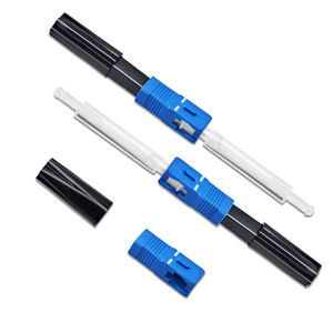 מחבר מהיר לסיב אופטי <span class=keywords><strong>SC</strong></span>/<span class=keywords><strong>APC</strong></span> <span class=keywords><strong>SC</strong></span>/UPC עבור מצב יחיד סימפלקס, מחבר אופטי מהיר <span class=keywords><strong>SC</strong></span> - Product Image 1