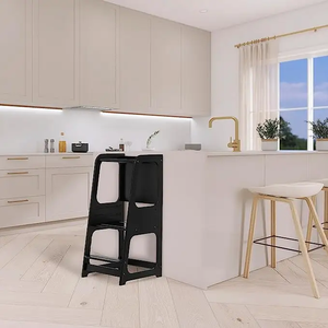 Taburete de torre de aprendizaje de madera de pino para niños moderno cocina multifuncional baño hogar Oficina al aire libre sala de estar ayudante - Product Image 3