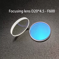Lentille de focalisation laser D20*4.5mm F600 pour machine de découpe CNC, tête de découpe laser à fibre, nouvelle, 1064nm, prix usine BUVAuncom