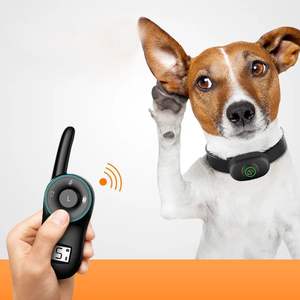 Formation des dispositifs de contrôle des aboiements de chien à distance Collier anti-aboiement à piles - Product Image 2